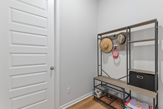1107 Bellwether Ln, Summerville, SC 29485 - mudroom with wood finished floors and baseboards