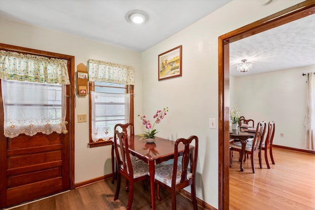 1900 Morgan Ave, North Charleston, SC 29406 - dining area with light wood-style flooring and baseboards