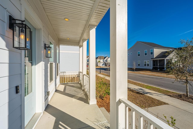 view of patio / terrace with covered porch