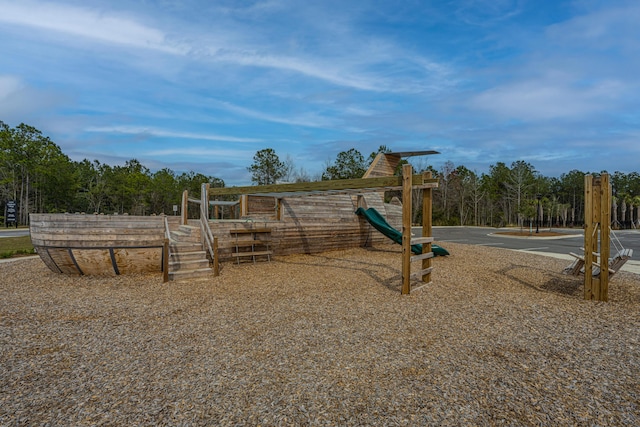 view of play area