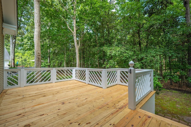 9175 Spring Branch Ct, North Charleston, SC 29406 - view of wooden deck