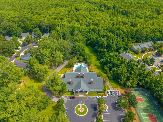 9175 Spring Branch Ct, North Charleston, SC 29406 - drone / aerial view of a heavily wooded area