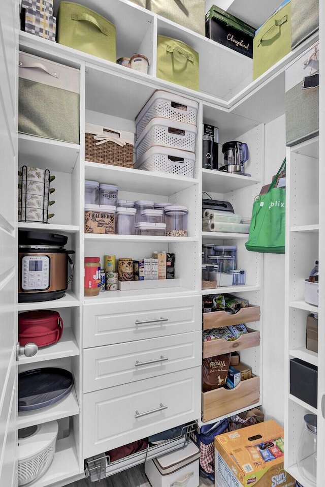 view of pantry