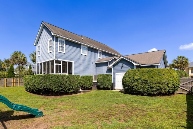 601 King Haven Ln, Johns Island, SC 29455 - rear view of property with a playground