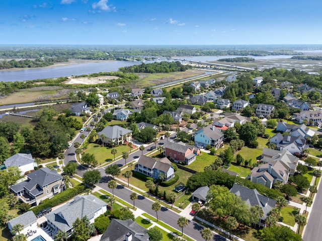 601 King Haven Ln, Johns Island, SC 29455 - aerial view of property's location featuring nearby suburban area and a large body of water