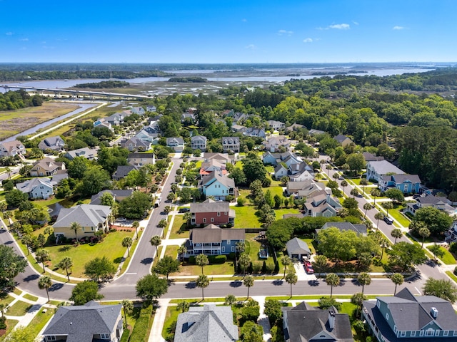 601 King Haven Ln, Johns Island, SC 29455 - aerial view of residential area featuring a nearby body of water