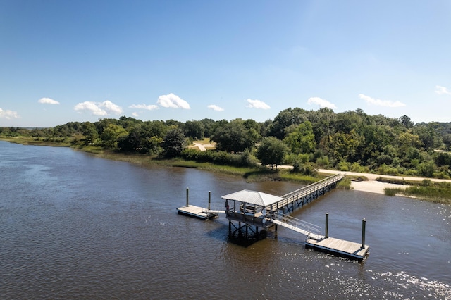 601 King Haven Ln, Johns Island, SC 29455 - dock featuring a water view