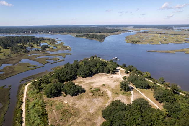 601 King Haven Ln, Johns Island, SC 29455 - aerial view of property and surrounding area featuring a nearby body of water
