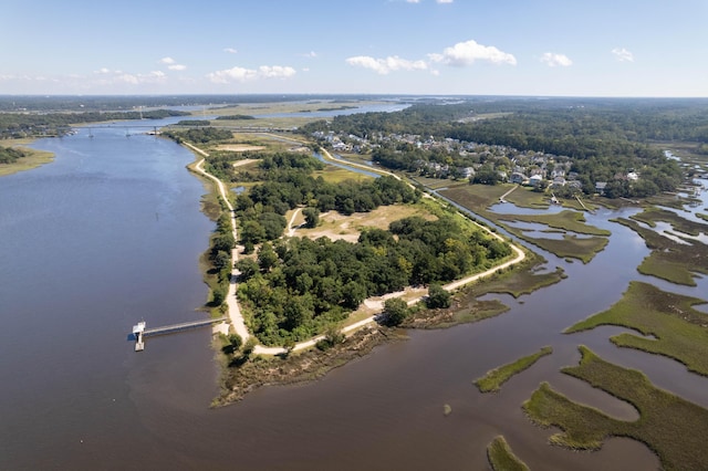 601 King Haven Ln, Johns Island, SC 29455 - aerial view of property and surrounding area featuring a large body of water