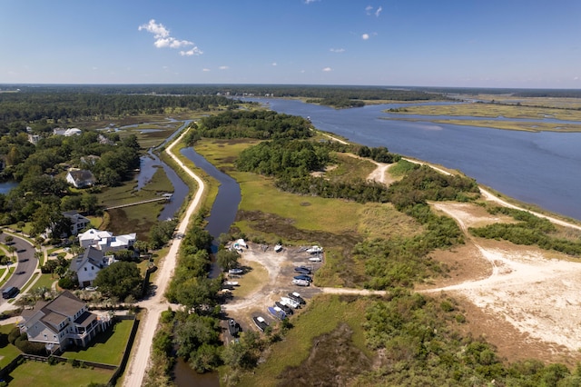 601 King Haven Ln, Johns Island, SC 29455 - aerial view of property and surrounding area with a nearby body of water