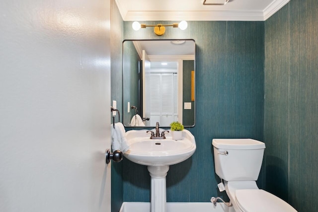1161 Monaco Dr, Mount Pleasant, SC 29464 - bathroom featuring ornamental molding and toilet