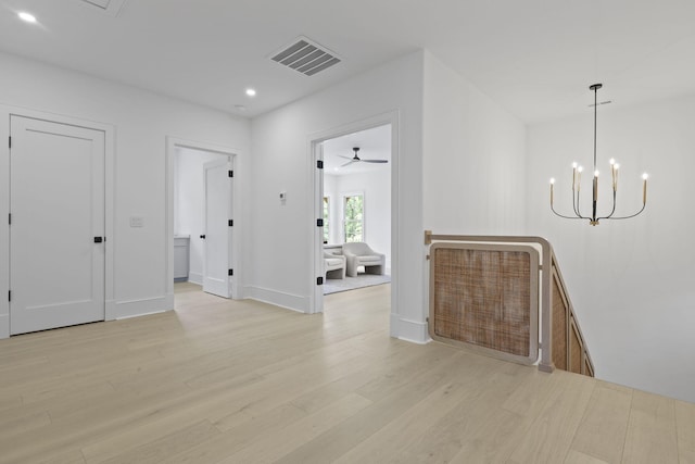 755 Adluh St, Mount Pleasant, SC 29464 - interior space with visible vents, recessed lighting, light wood-style floors, and baseboards