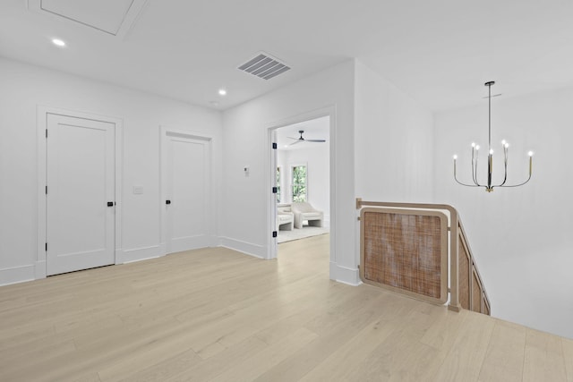 755 Adluh St, Mount Pleasant, SC 29464 - interior space featuring visible vents, recessed lighting, light wood-style floors, and baseboards