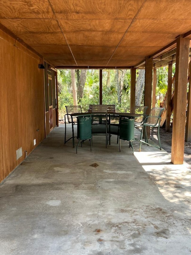 209 Jungle Rd, Edisto Beach, SC 29438 - view of patio featuring outdoor dining space