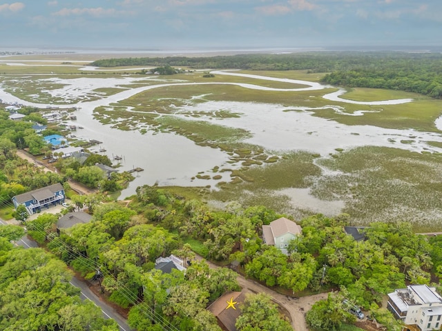 209 Jungle Rd, Edisto Beach, SC 29438 - drone / aerial view of a large body of water