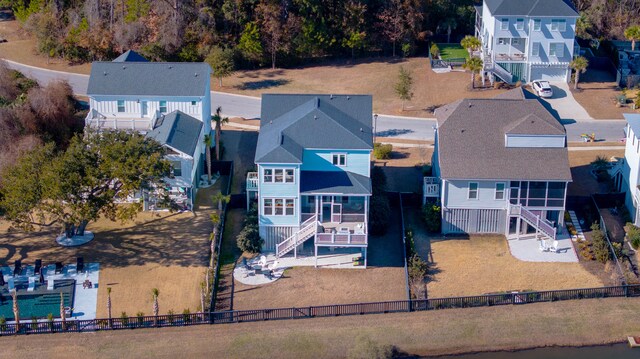 bird's eye view featuring a residential view