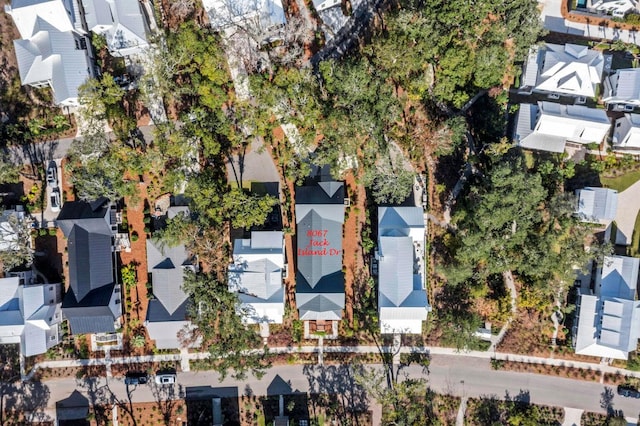 birds eye view of property featuring a residential view