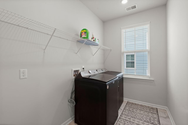 238 Bird Song Path, Summerville, SC 29485 - laundry room featuring independent washer and dryer and baseboards