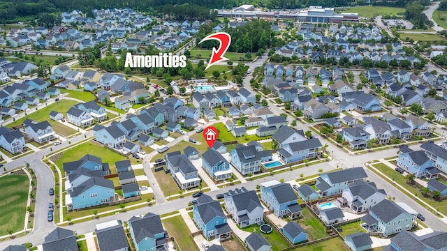 238 Bird Song Path, Summerville, SC 29485 - aerial overview of property's location featuring nearby suburban area