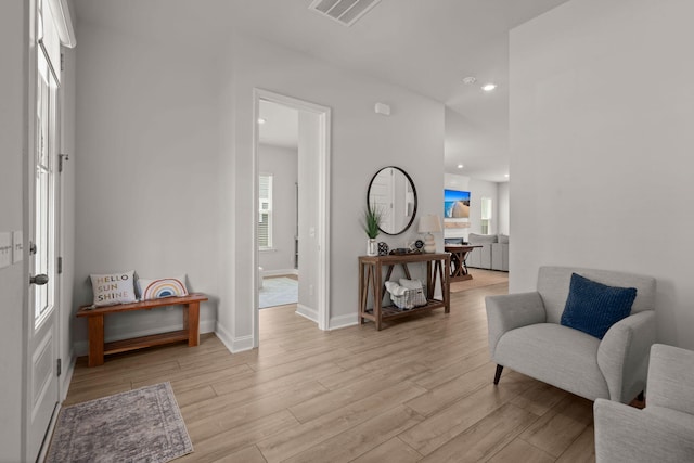 238 Bird Song Path, Summerville, SC 29485 - sitting room featuring light wood finished floors, healthy amount of natural light, recessed lighting, and baseboards