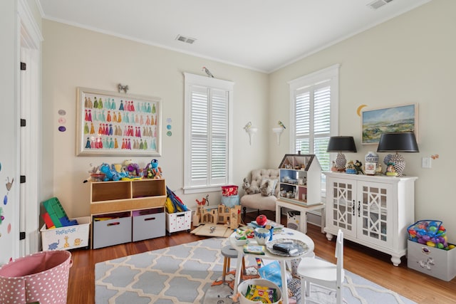 28 Robert Mills Cir, Mount Pleasant, SC 29464 - playroom featuring wood finished floors and ornamental molding