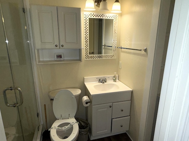 1001 Palmetto Blvd, Edisto Island, SC 29438 - bathroom with vanity and a shower stall