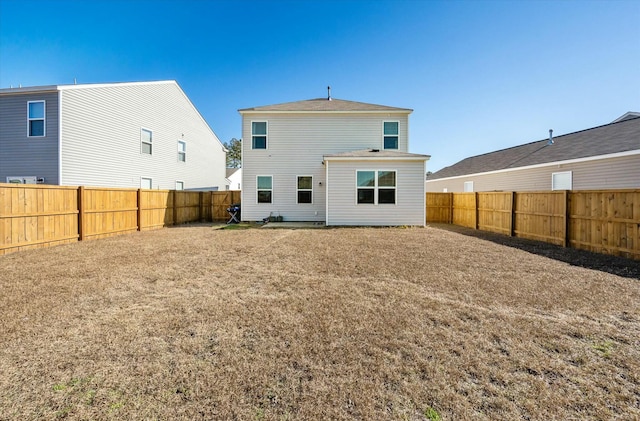 view of rear view of property