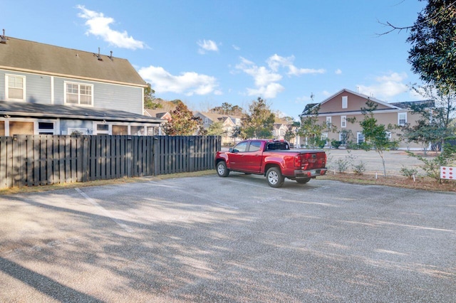 view of vehicle parking