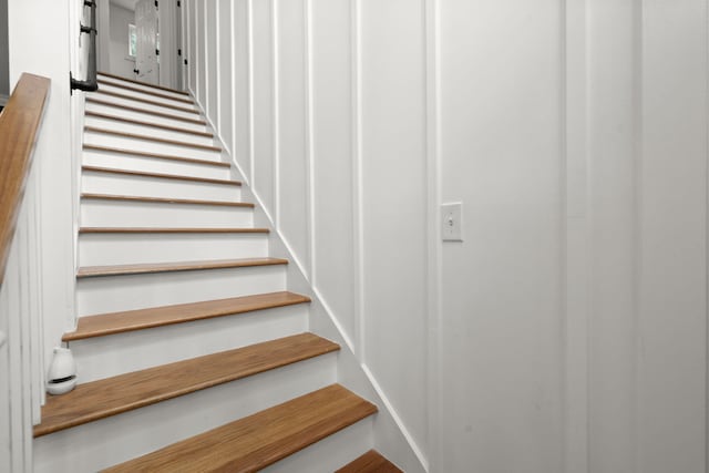 view of stairs