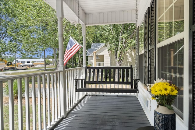 balcony with a porch