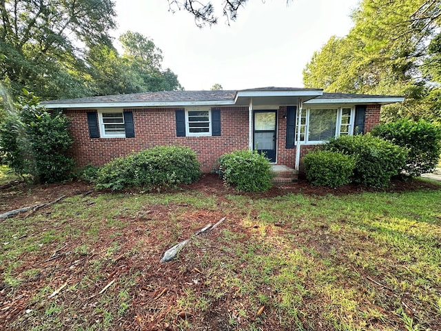 view of ranch-style house