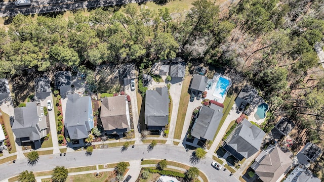 bird's eye view featuring a residential view