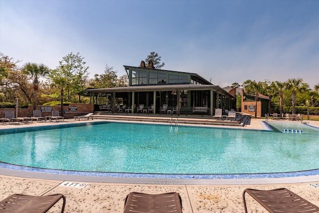 community pool featuring a patio