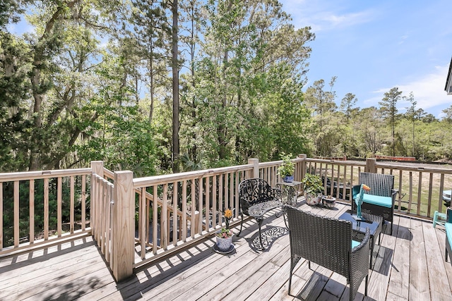 view of deck