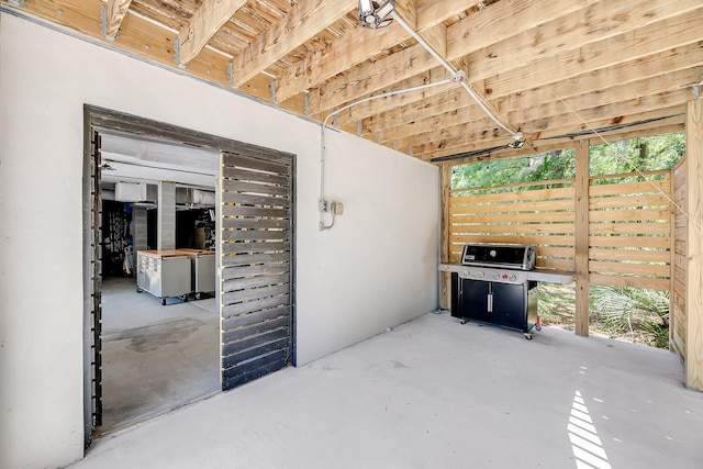 view of patio / terrace featuring area for grilling