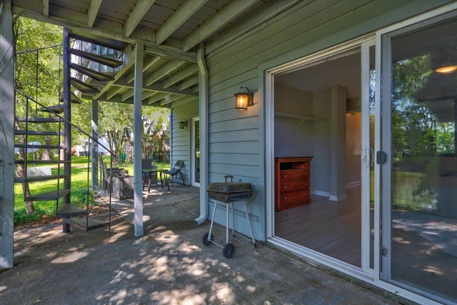 8483 Yadkin Cir Unit D, North Charleston, SC 29406 - view of patio with stairs