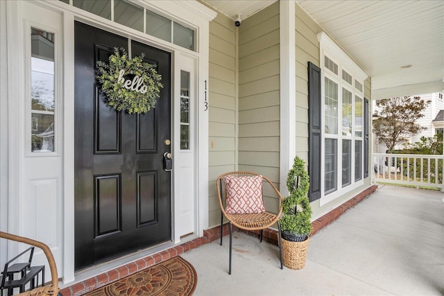 view of entrance to property