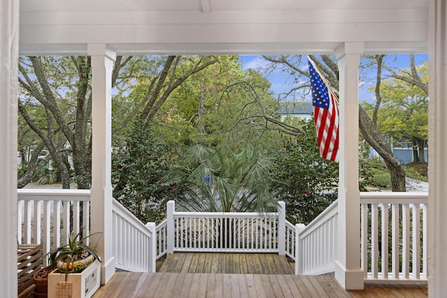 view of deck