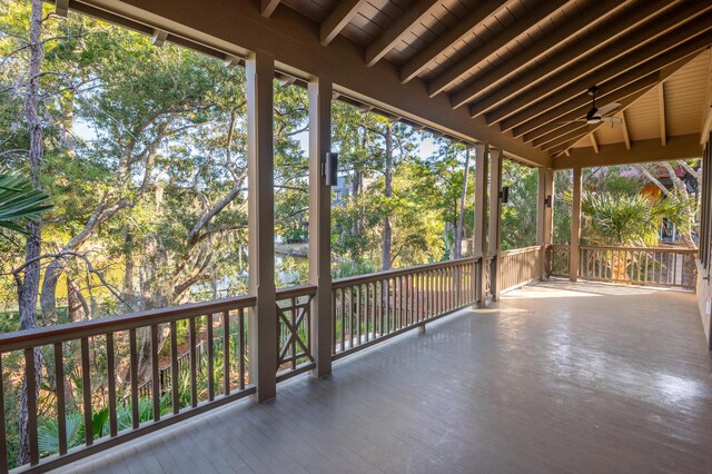515 Claret Way, Kiawah Island, SC 29455 - wooden deck with view of wooded area