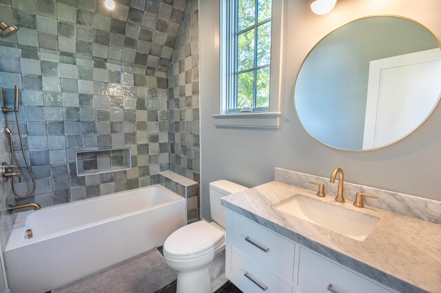 515 Claret Way, Kiawah Island, SC 29455 - bathroom with vanity, toilet, and shower / tub combination