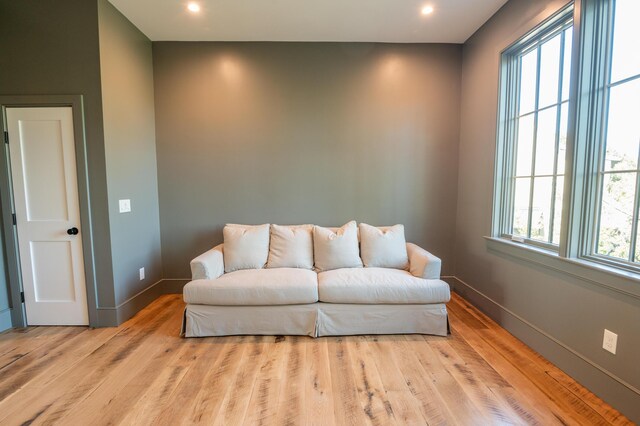 515 Claret Way, Kiawah Island, SC 29455 - living area featuring baseboards, wood finished floors, and recessed lighting