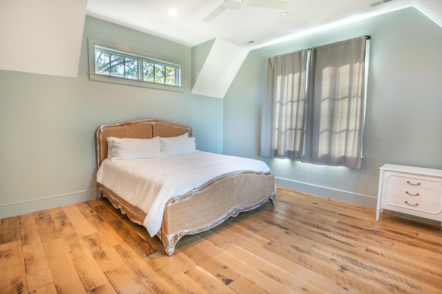 515 Claret Way, Kiawah Island, SC 29455 - bedroom with baseboards, wood finished floors, recessed lighting, and a ceiling fan