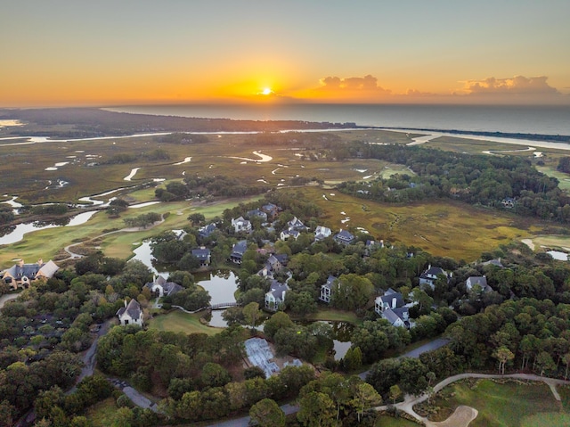 515 Claret Way, Kiawah Island, SC 29455 - aerial view of a nearby body of water and a golf course
