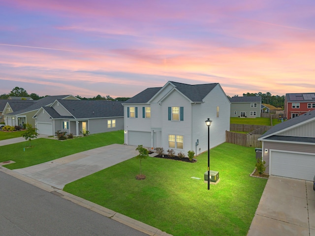 330 Bountiful Dr, Moncks Corner, SC 29461 - traditional home featuring driveway, a residential view, and a garage