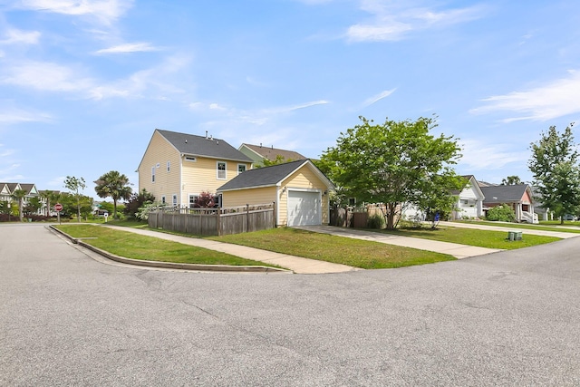 2961 Waterleaf Rd, Johns Island, SC 29455 - view of side of property with a residential view, driveway, and a garage