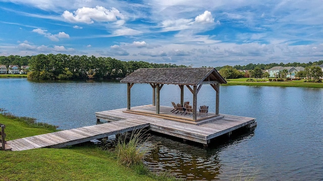 2961 Waterleaf Rd, Johns Island, SC 29455 - dock area featuring a water view