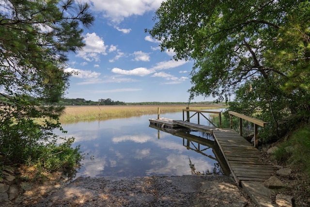 8346 Chisolm Plantation Rd, Edisto Island, SC 29438 - dock area with a water view