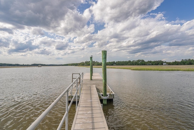 8346 Chisolm Plantation Rd, Edisto Island, SC 29438 - dock with a water view