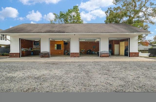 view of rear view of property