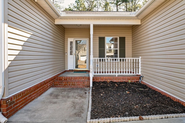 view of entrance to property